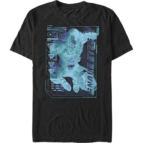 Snake Eyes Schematics GI Joe T-shirt M