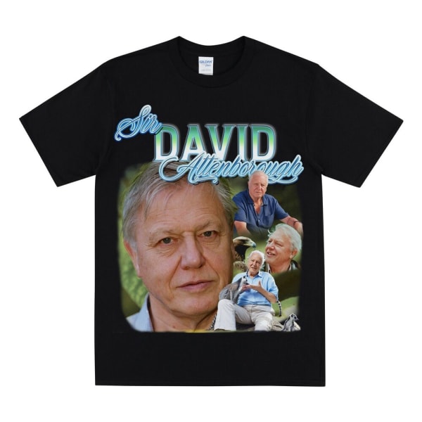 DAVID ATTENBOROUGH Hyllest T-skjorte Black XL