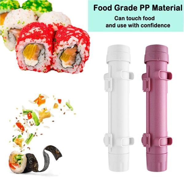 Sushi Roll Maker Set - Form för att göra Sushi - Sushezi Risrulleform - Köksredskap Khaki