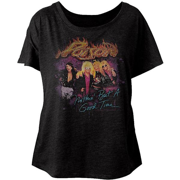 Naisten Nothin' But A Good Time Poison Dolman -paita XXL