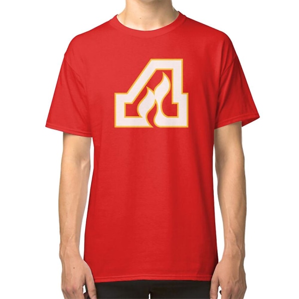 Atlanta Flames Logo T-skjorte black XXL