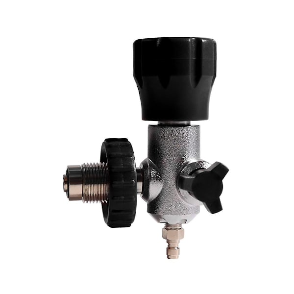 G5/8-14 Scuba Valve Regulator Fyldestationsslange Inflation Connector, Sort