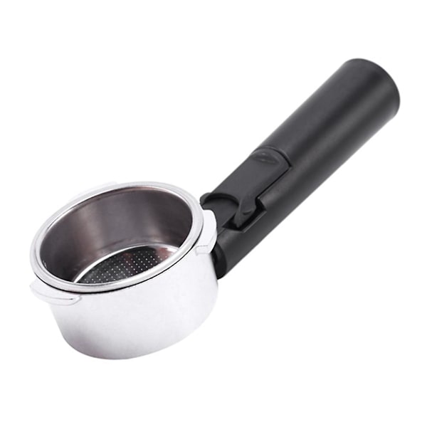 51 mm:n ruostumattomasta teräksestä valmistettu pohjaton kahviportafilteri, ammattikäyttöön tarkoitettu espressokoneen tarvike