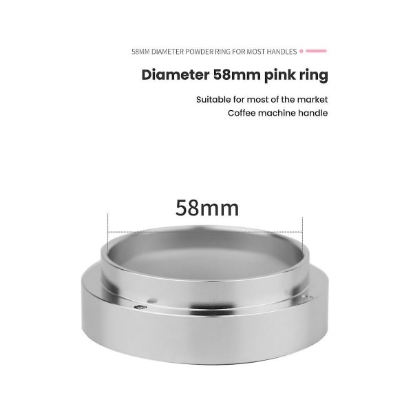 Aluminium Idr Smart Doseringsring Bryggkopp Malet Kaffe Espresso Barista 51mm Verktyg