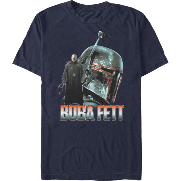 Boba Fett Collage The Mandalorian Star Wars T-shirt L