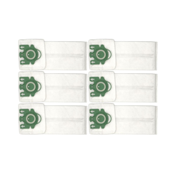 6 U-formede støvposer for S7000-s7999 oppreist og Dynamic U1-serie oppreist Airclean V