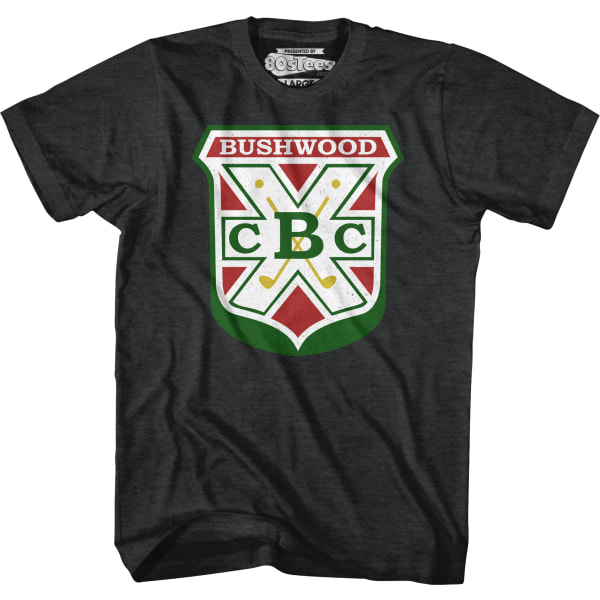 Bushwood Country Club -logolla varustettu Caddyshack-T-paita M