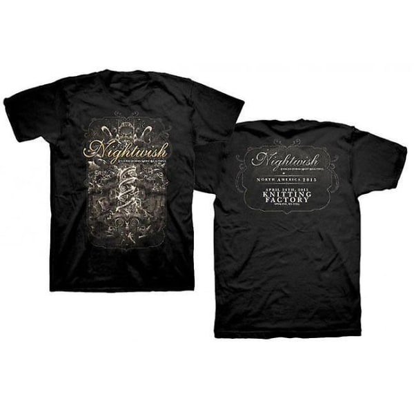 Nightwish 24. april Knitting Factory T-shirt S