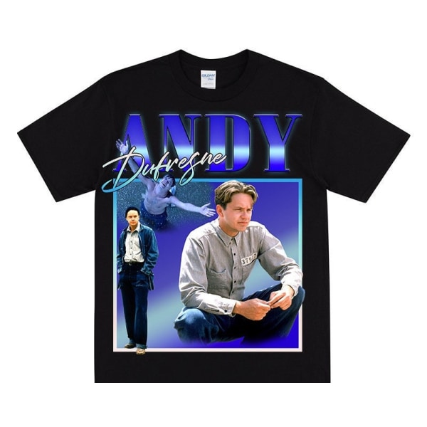 ANDY DUFRESNE Hyllest T-skjorte Black XXL