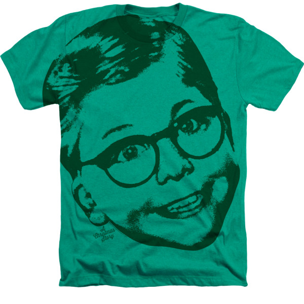 Ralphie Stor T-shirt med Stort Tryck från En Julberättelse XXXL