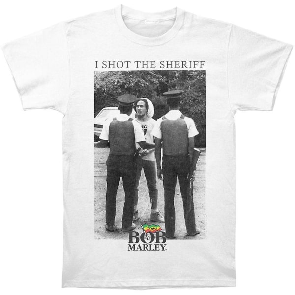 Bob Marley Catch A Fire I Shot The Sheriff T-shirt L