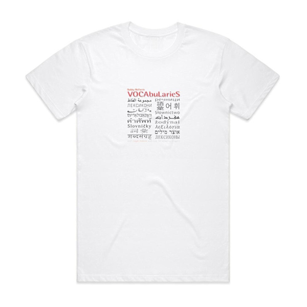 Bobby McFerrin Vocabularies -albumin kansikuva -paita valkoinen XXXL