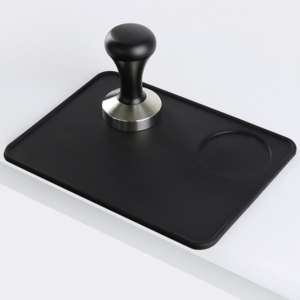 Kaffetampermatte, Espresso Latte Art Pen Tamper Holder Matte, Kaffe Sliping Myk Silikonmatte, C