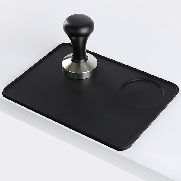 Kaffetamperpude, Espresso Latte Art Pen Tamper Holder Pude, Kaffeformaling Blød Silikonpude, C