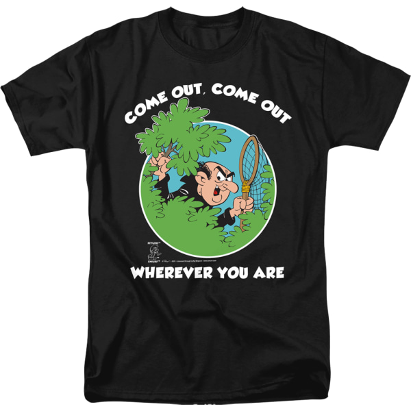 Gargamel Come Out Smurfs T-shirt XXXL