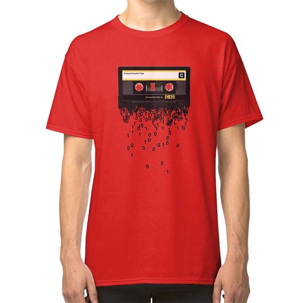 Kassettbandens död. T-shirt red M