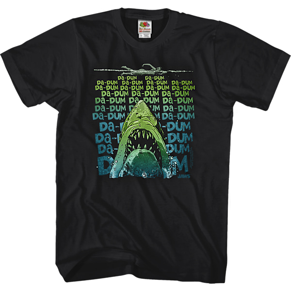 Svart Da-Dum Jaws T-shirt XXXL