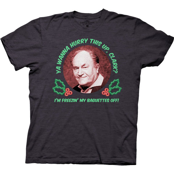 Wanna Hurry This Up Clark Juleferie T-shirt M