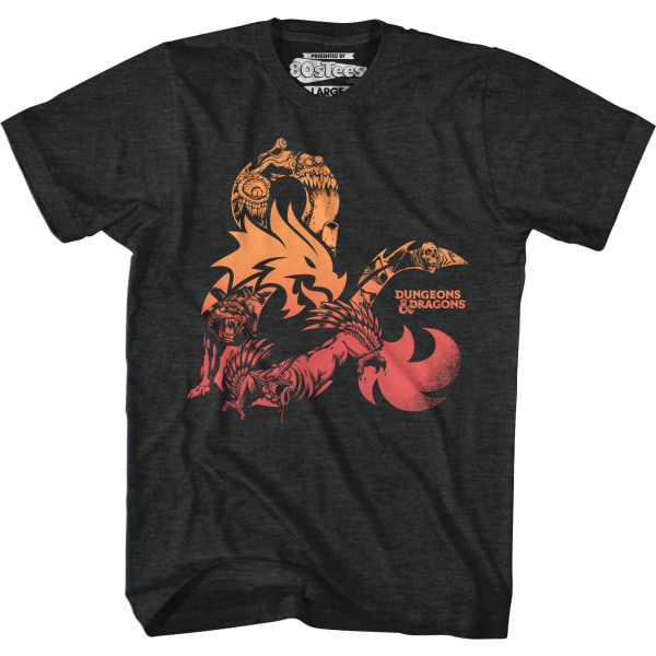 Hidden Monsters Logo Dungeons & Dragons T-Shirt XXXL