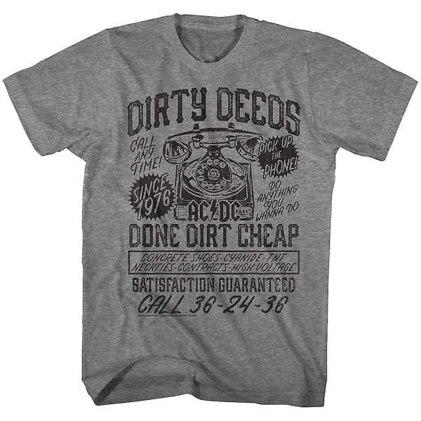 Dirty Deeds ACDC T-Shirt XXL