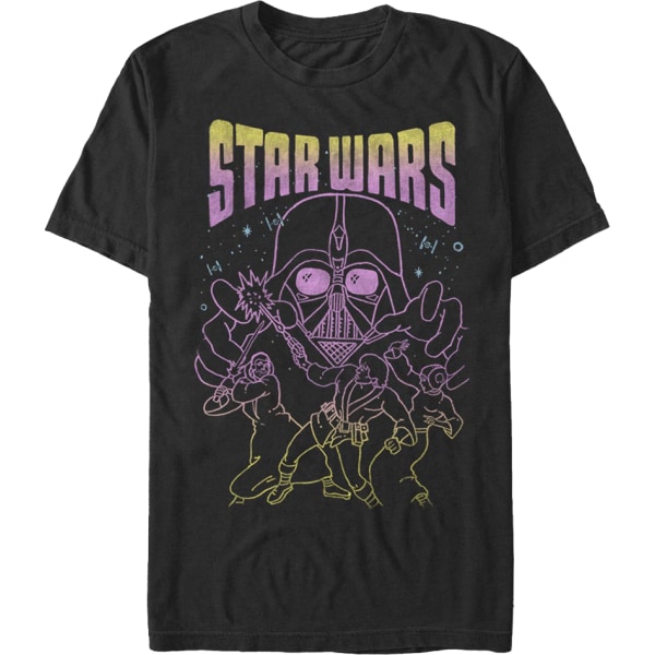 Neon Sketch Star Wars T-shirt S