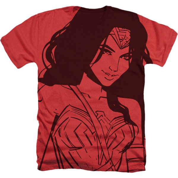 Print Wonder Woman T-shirt Ny M