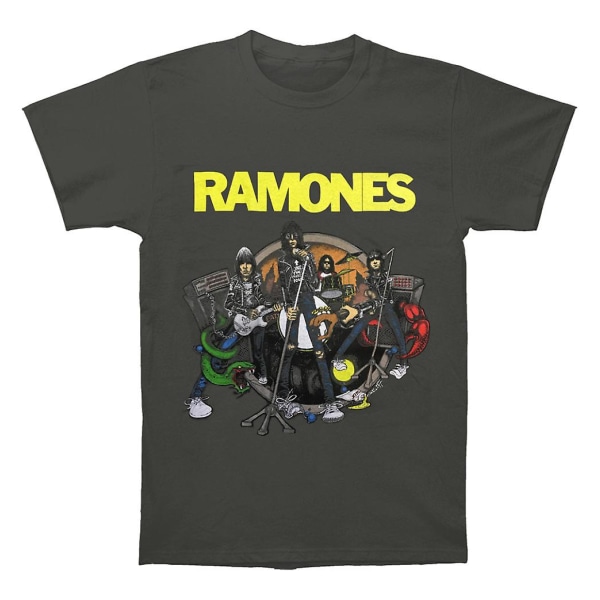 Ramones Road To Ruin Charcoal T-skjorte XXXL