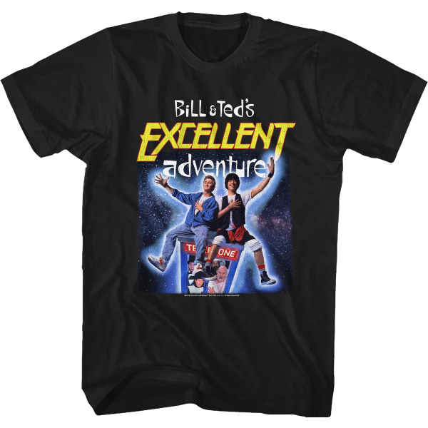 Telefonboks Bill og Ted's Excellent Adventure T-skjorte L