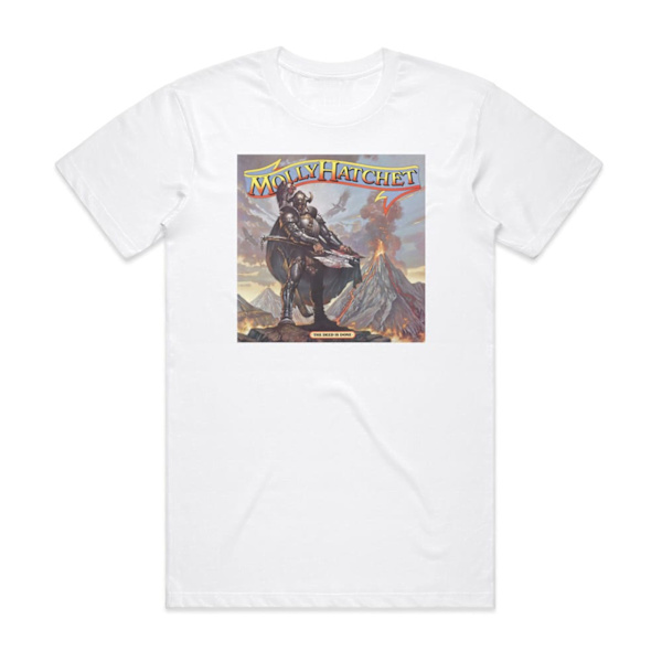 Molly Hatchet The Deed Is Done Album Cover T-shirt Hvid XXXL