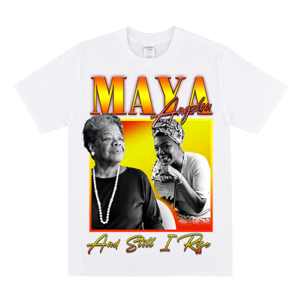 MAYA ANGELOU Kunnianosoitus T-paita White XXXL