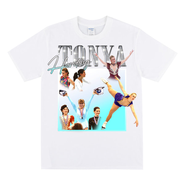 TONYA HARDING Hyllest T-skjorte White XXL