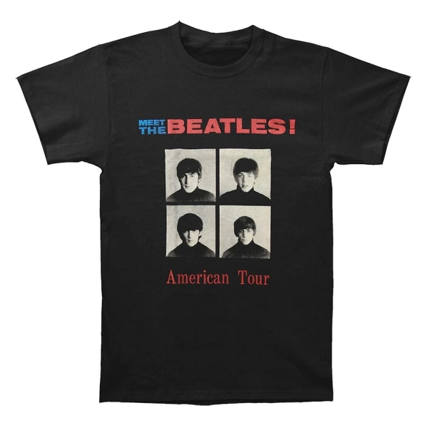 The Beatles American Tour 1964 T-skjorte med trykk på ryggen S