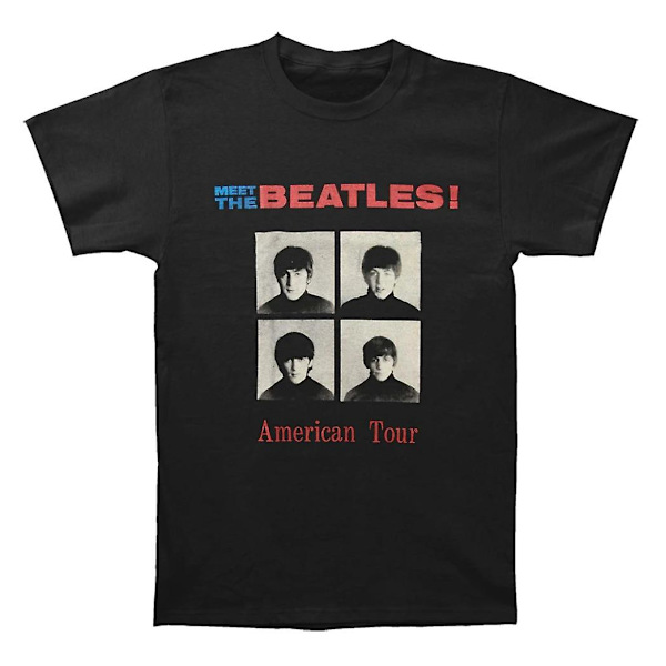 The Beatles Amerikanska Turné 1964 Baktryck T-shirt XXL