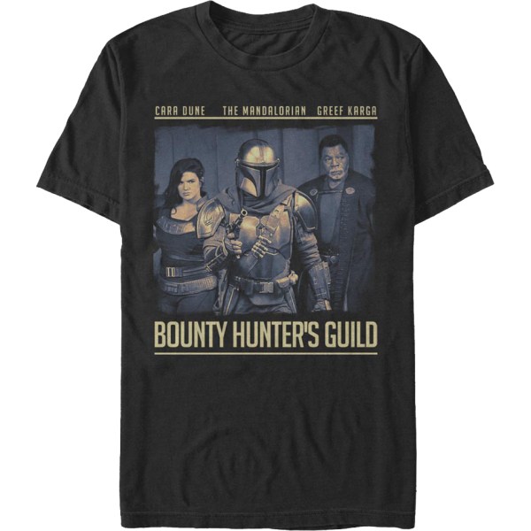 The Mandalorian Bounty Hunter's Guild Star Wars T-shirt L