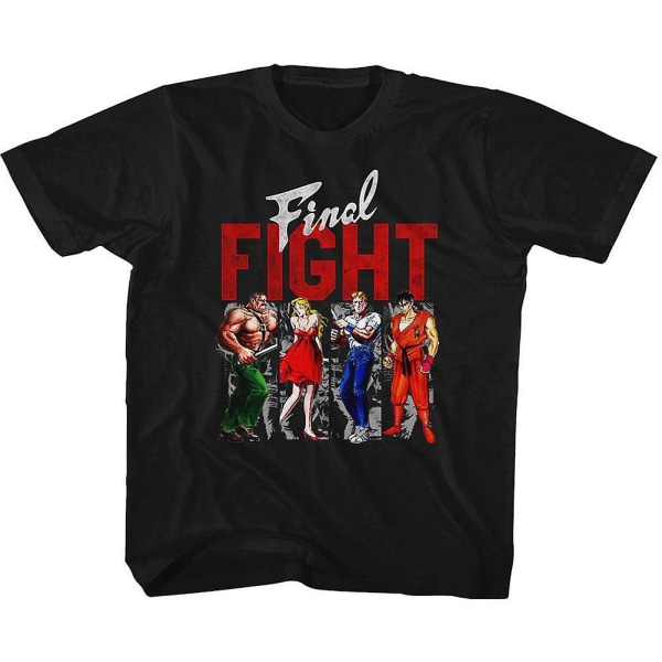 Final Fight Panels Youth T-shirt L