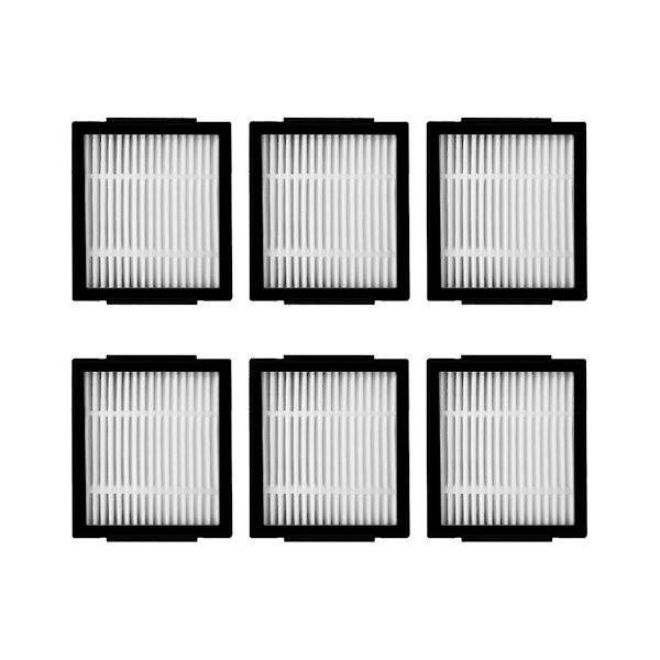 6 stk. Erstatnings-Hepa-filter for Combo J7+ støvsugertilbehør
