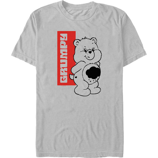 Grumpy Sketch Care Bears T-shirt M