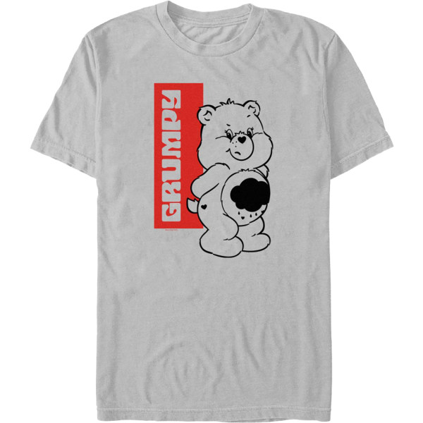 Grumpy Sketch Care Bears T-skjorte S