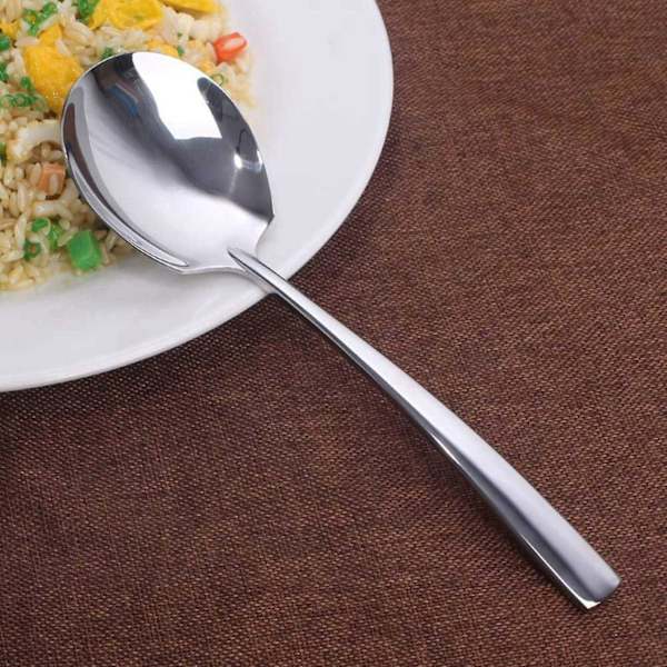 8 store  storesskjeer, storesskjeer i rustfritt stål, speilblank elegant buffet