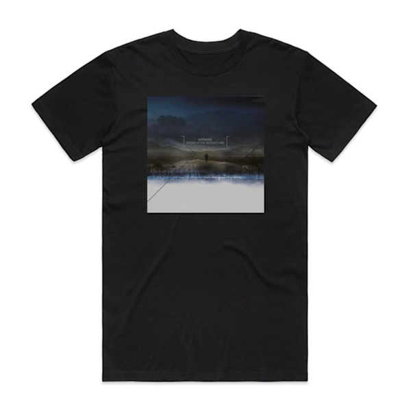 Hypno5e Shores Of The Abstract Line Album Cover T-Shirt Sort XL