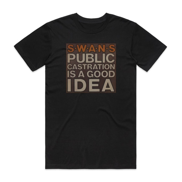 Swans Public Castration är en bra idé 1 Album Cover T-Shirt Svart XL