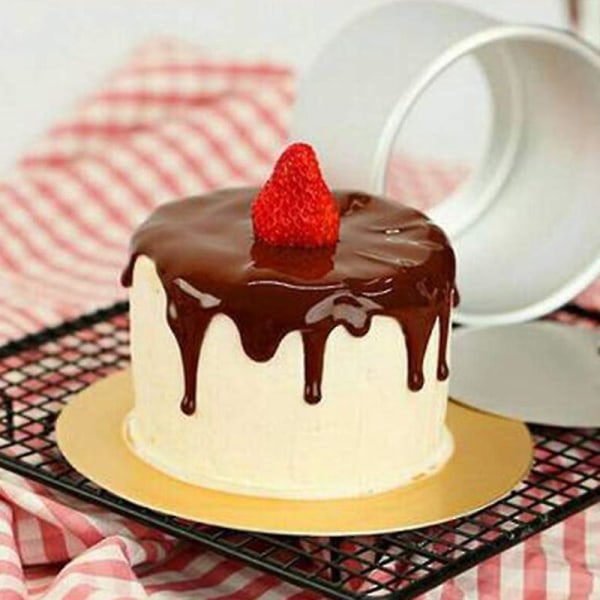 Mini rund guldkartong tårtbotten, mousse tårtform, 100 st tårtbricka rund kartong bas dessertform