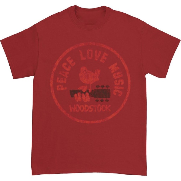 Woodstock Peace Love Music T-shirt M
