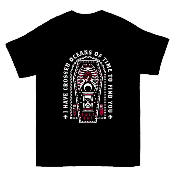 Oceans Of Time Dracula Vampyr Citat T-shirt M