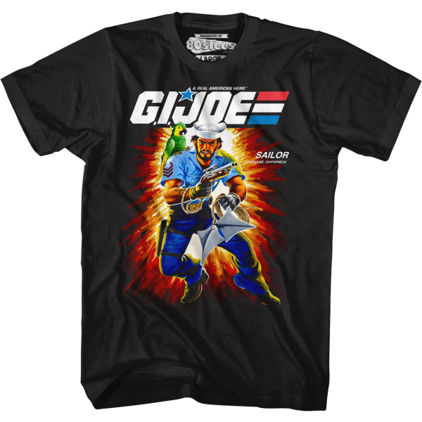 Box Art Shipwreck GI Joe T-shirt L