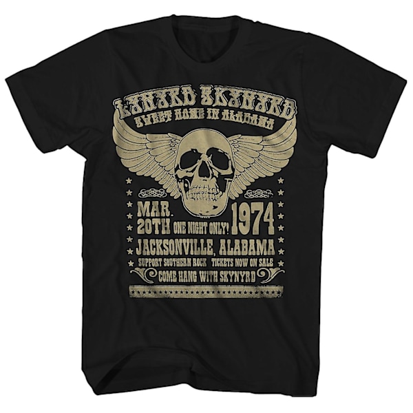 Lynyrd Skynyrd T-skjorte â€?4 Alabama Konsert Lynyrd Skynyrd T-skjorte M