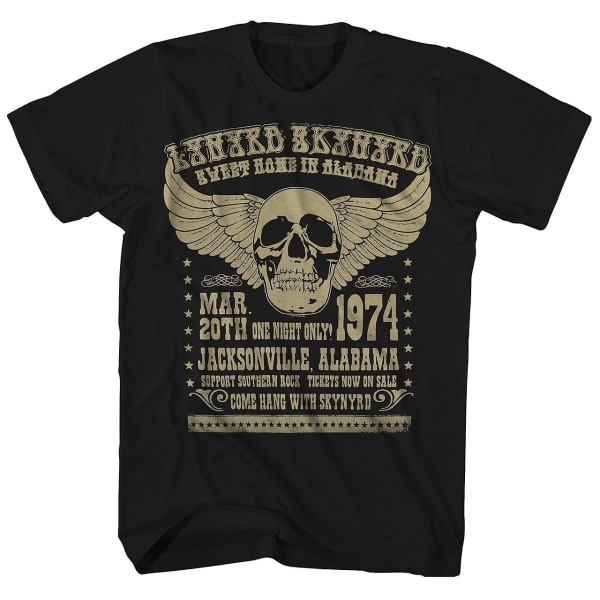 Lynyrd Skynyrd T-skjorte â€?4 Alabama Konsert Lynyrd Skynyrd T-skjorte XXL