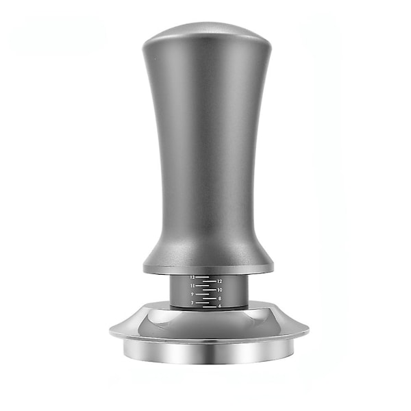 Justerbar Kaffeknäckare med Djup, Graderad 30lb Espresso Fjäder Kalibrerad Knäckare Rostfritt Stål
