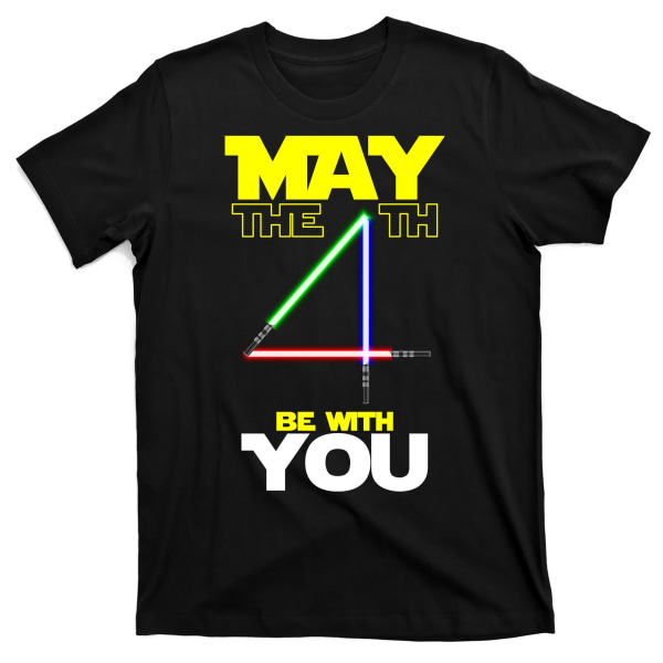 Måske Den 4. Må Være Med Dig Lysværd T-Shirt XXL