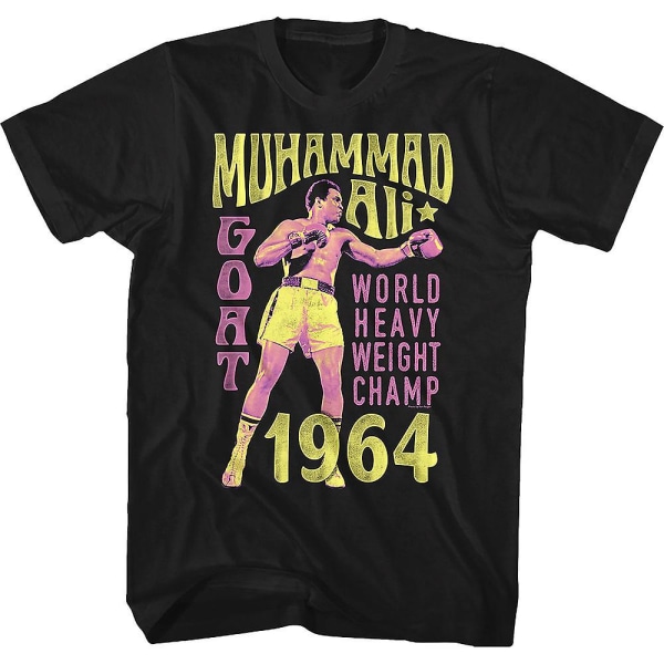 Världsmästare i tungvikt 1964 Muhammad Ali T-shirt S